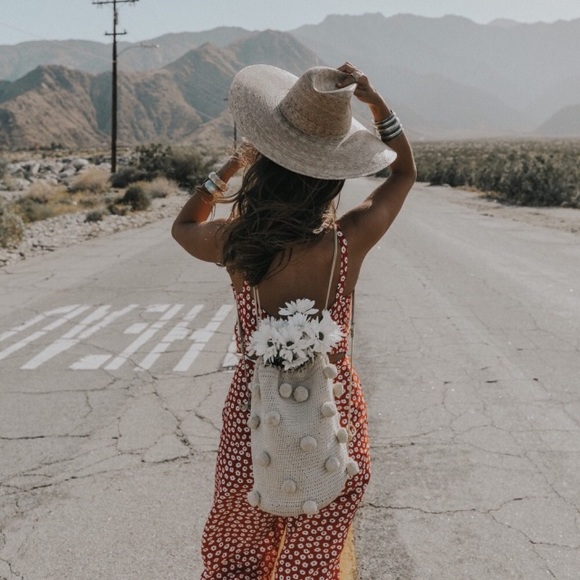 Zara handmade pompom backpack blogger fav - Picture 3 of 8